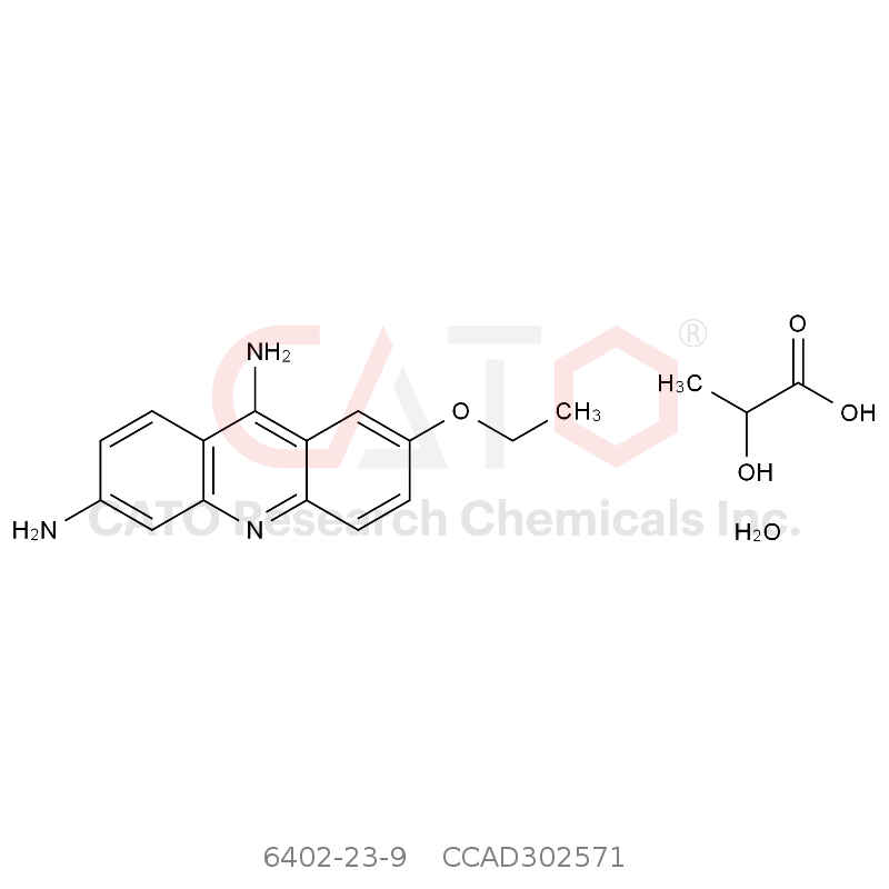 CAS No.:6402-23-9,乳酸依沙吖啶一水合物