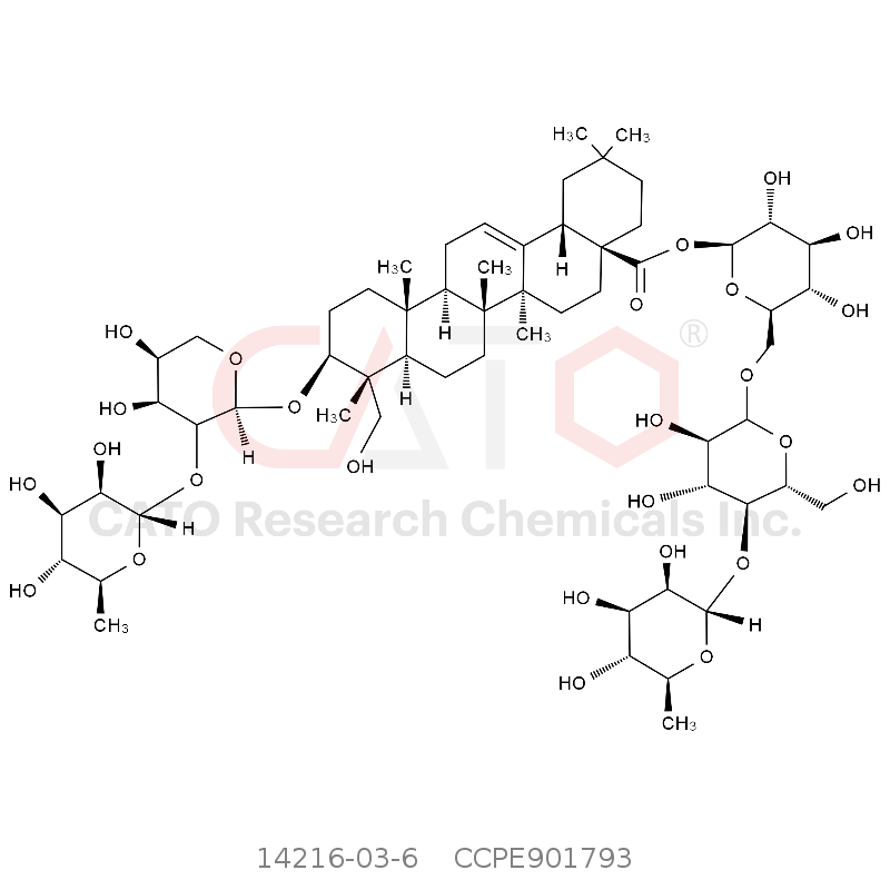 CAS No.:14216-03-6,常春藤苷 C