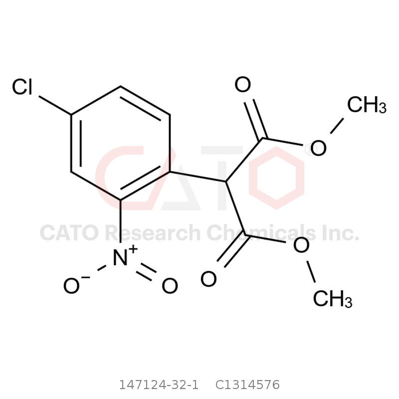 CAS No.:147124-32-1,Dimethyl 2-(4-chloro-2-nitrophenyl)malonate