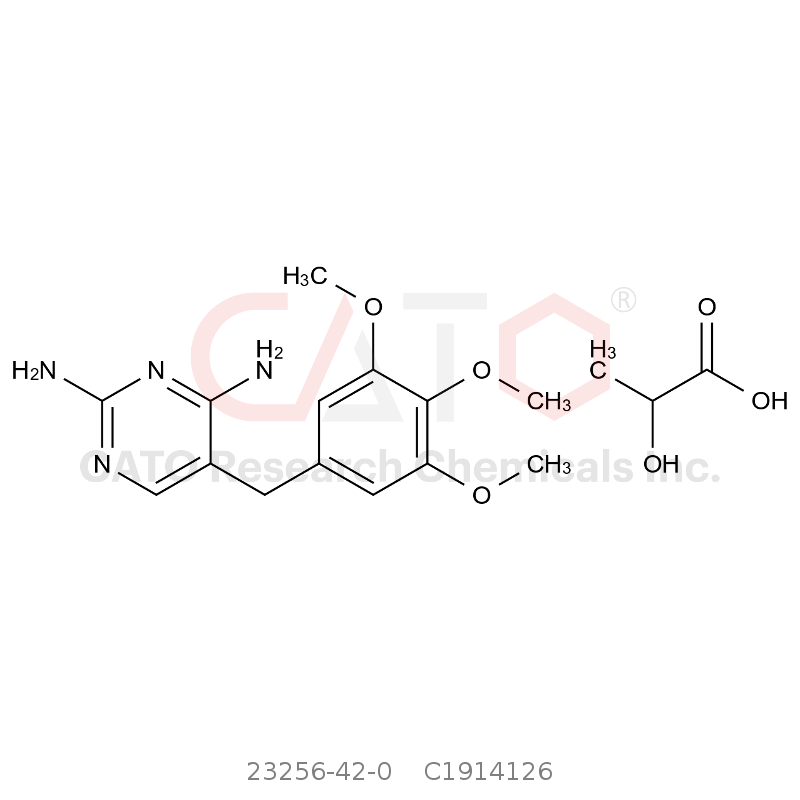 CAS No.:23256-42-0,甲氧苄啶 乳酸盐