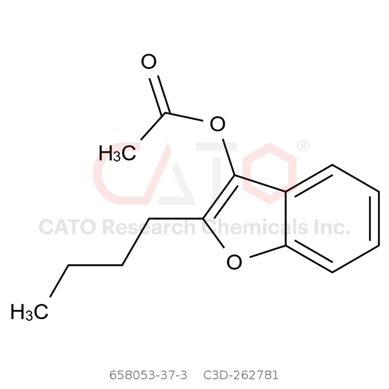 CAS No.:658053-37-3,2-丁基苯并呋喃-3-基乙酸酯