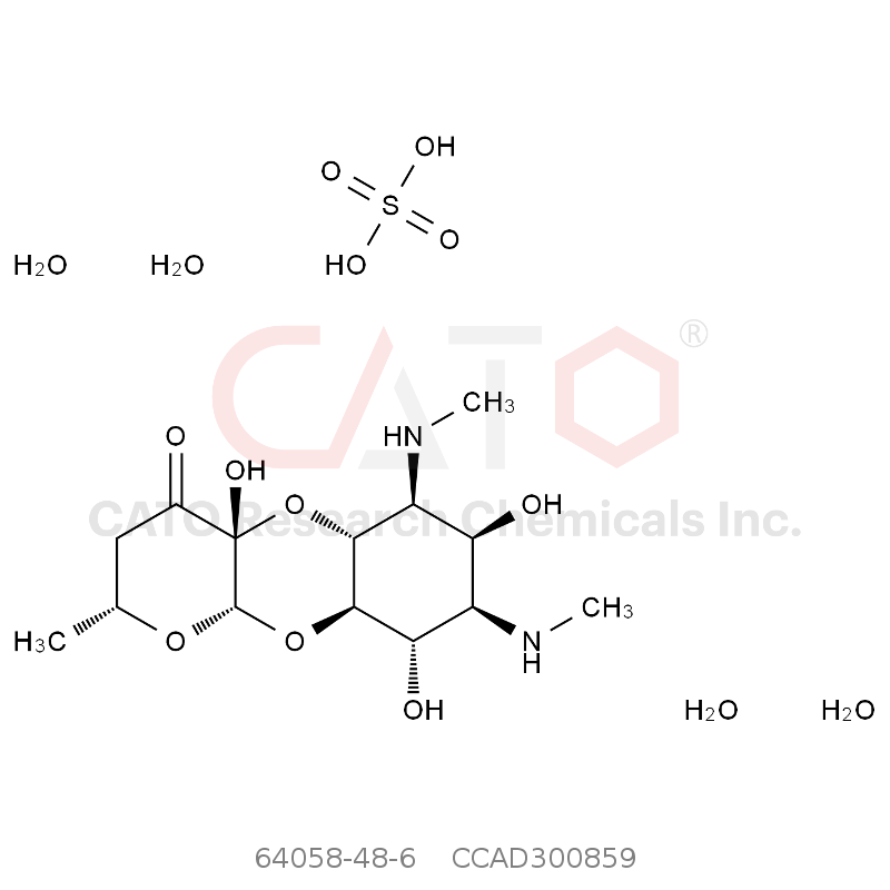 CAS No.:64058-48-6,硫酸大观霉素四水化合物