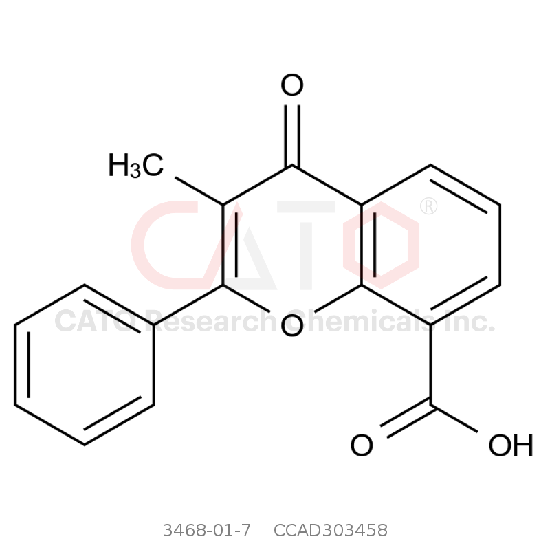 CAS No.:3468-01-7,3-Methylflavone-8-carboxylic Acid
