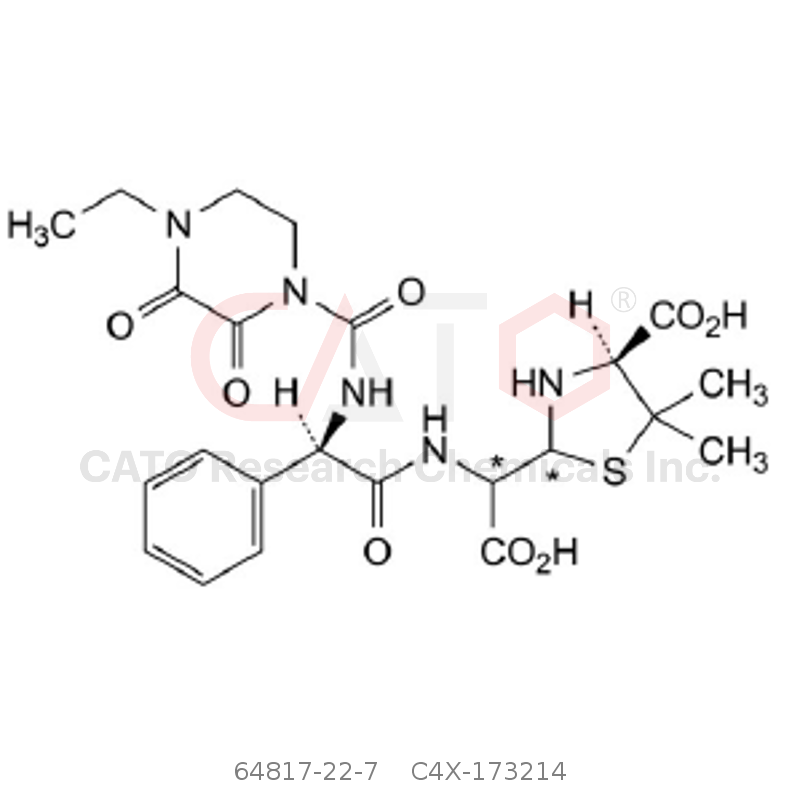 CAS No.:64817-22-7,哌拉西林杂质14（哌拉西林EP杂质B）