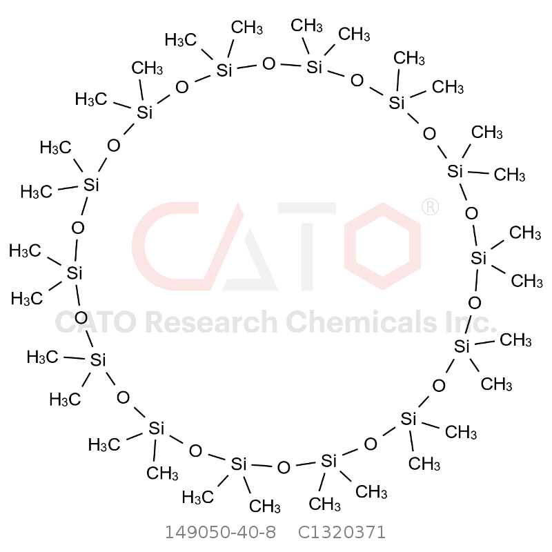 CAS No.:149050-40-8,2,2,4,4,6,8,8,10,10,12,14,14,16,16,18,18,20,22,22,24,24,26,26,26,28,28-二十八烷甲基-1,3,5,7,9,11,13,15,17,19,23,25,27-十四氧杂-2,4,6,8,10,12,14,16,20,22.24,26,28-十四硅环二十八烷