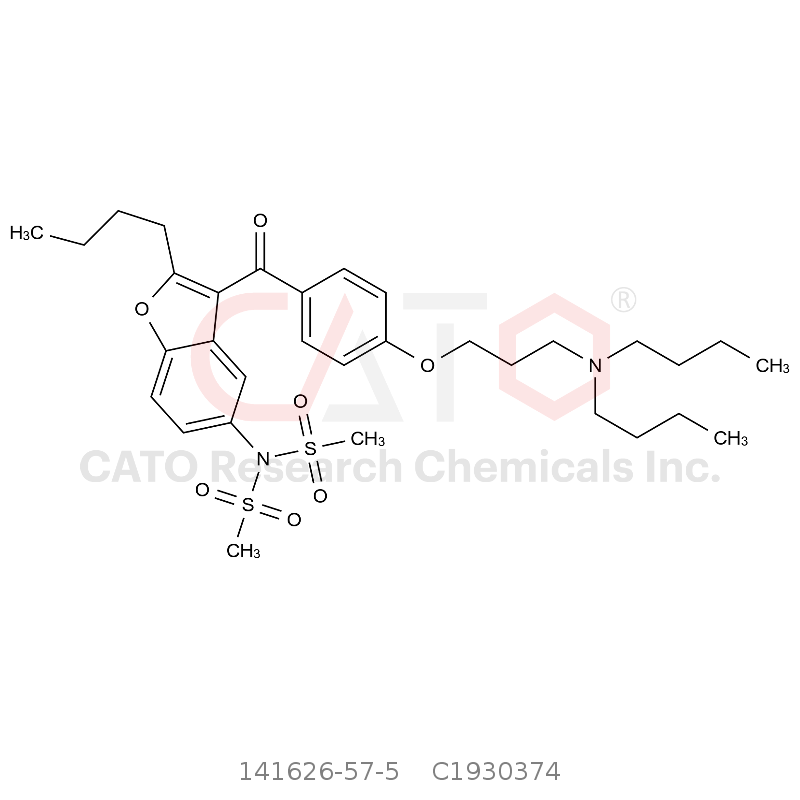 CAS No.:141626-57-5,N-Mesyldronedarone