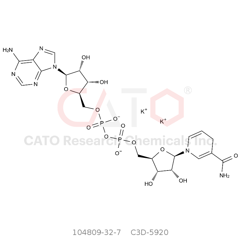 CAS No.:104809-32-7,还原型 β-烟酰胺腺嘌呤二核苷酸 二钾盐