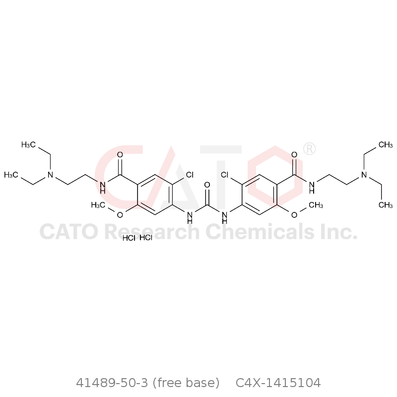 CAS No.:41489-50-3 (free base),甲氧氯普胺杂质104二盐酸盐