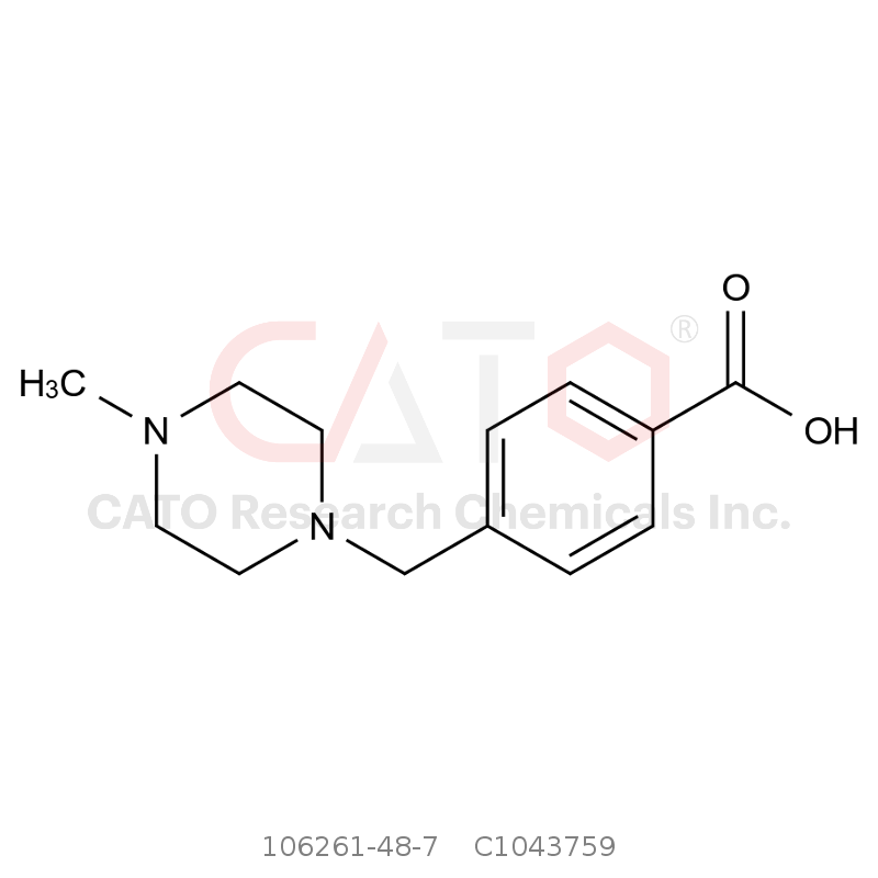 CAS No.:106261-48-7,4-((4-Methylpiperazin-1-yl)methyl)benzoic acid