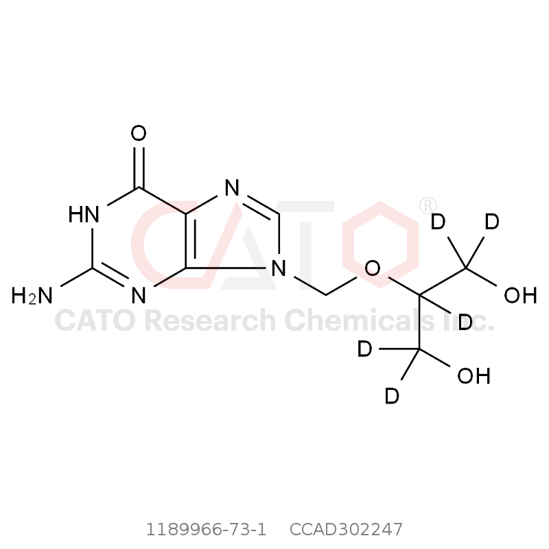 CAS No.:1189966-73-1,更昔洛韦-d5