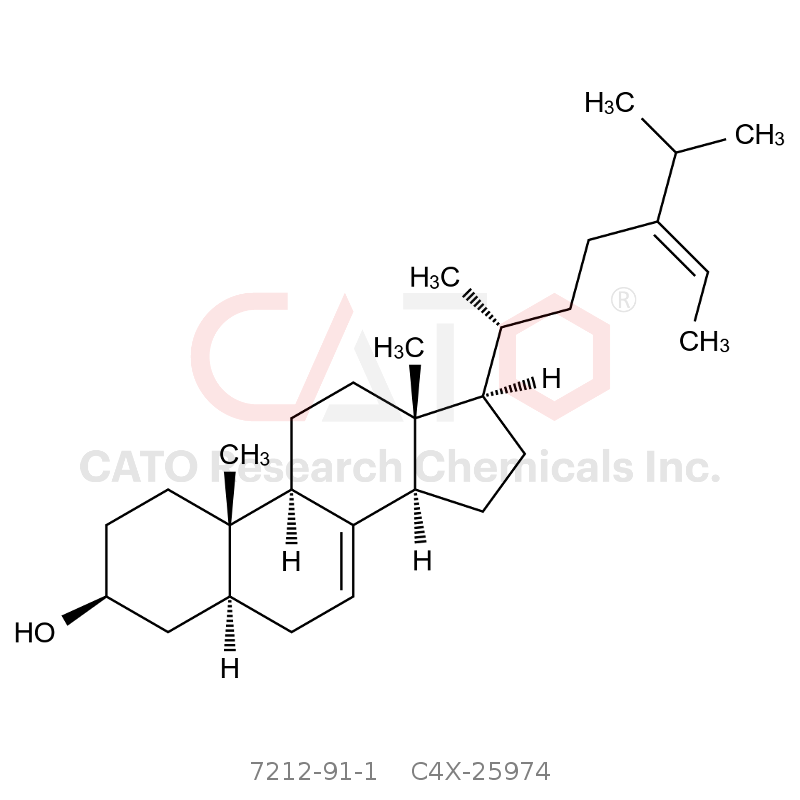 CAS No.:7212-91-1,豆甾醇杂质4