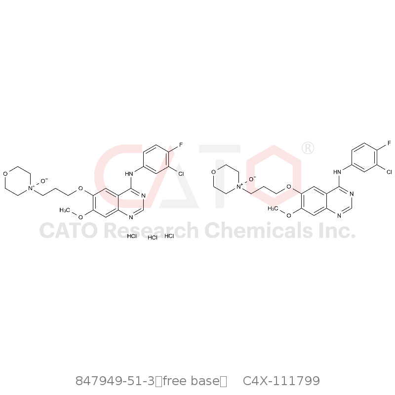 CAS No.:847949-51-3（free base）,吉非替尼杂质99（3/2盐酸盐）