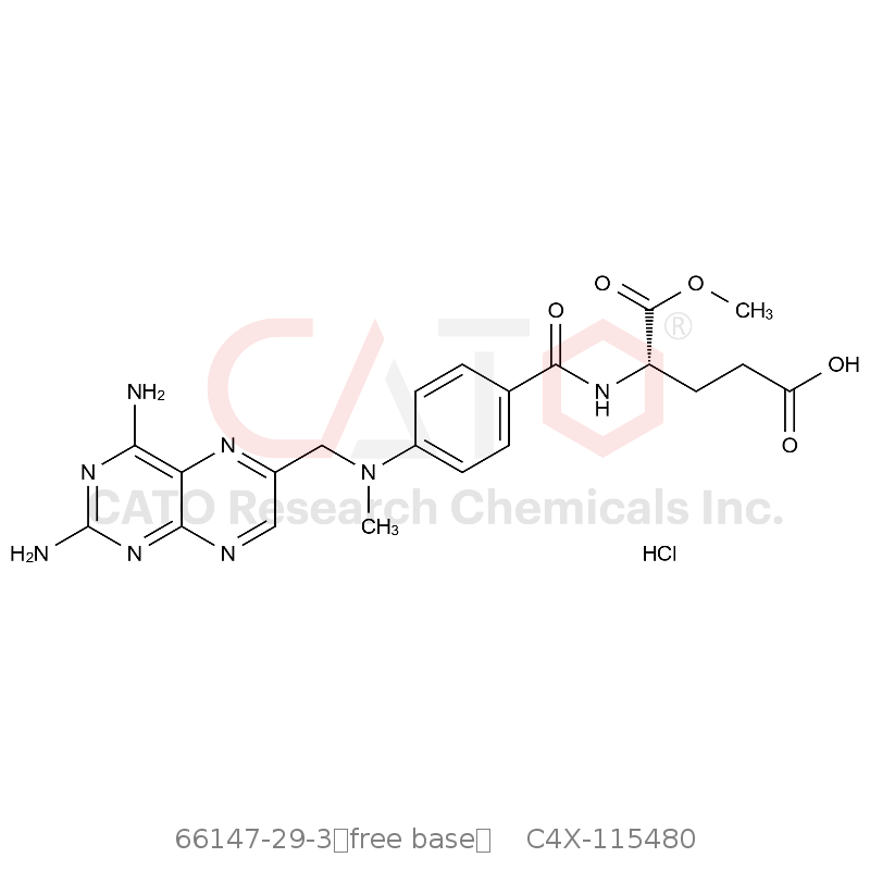 CAS No.:66147-29-3（free base）,甲氨蝶呤EP杂质I盐酸盐