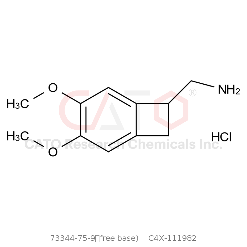CAS No.:73344-75-9（free base),Ivabradine impurity 82