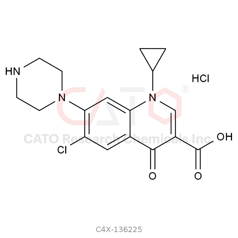 6-Chloro-6-defluoro Ciprofloxacin HCl