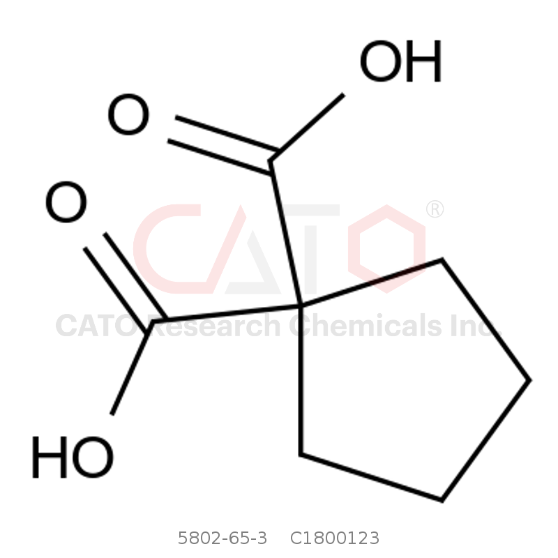 CAS No.:5802-65-3,环戊烷-1,1-二羧酸