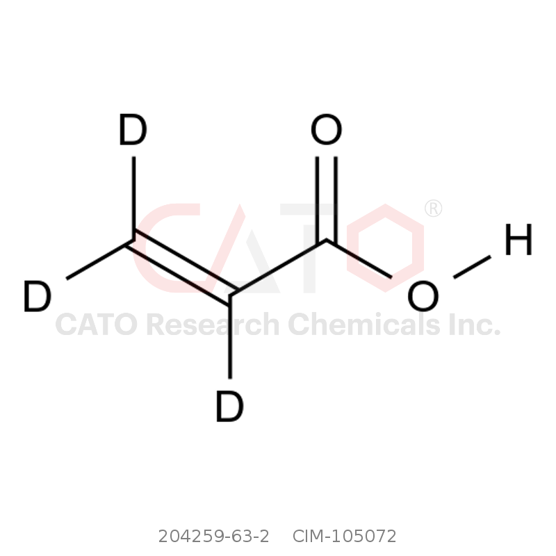 CAS No.:204259-63-2,Acrylic-2,3,3-d3 Acid