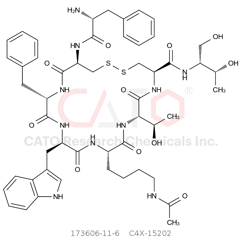 CAS No.:173606-11-6,奥曲肽EP杂质H醋酸盐