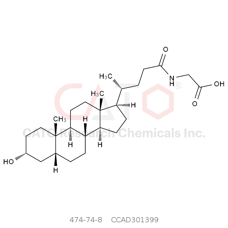CAS No.:474-74-8,甘氨石胆酸