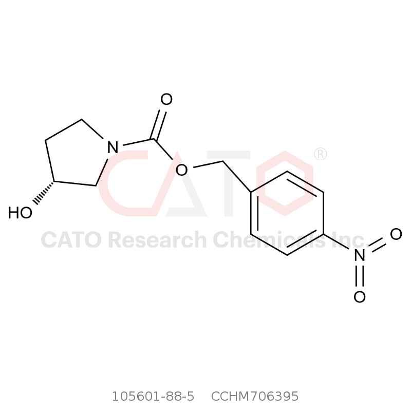 CAS No.:105601-88-5,(3R)-3-羟基-1-(4-硝基苯甲氧基羧基)吡咯烷胺