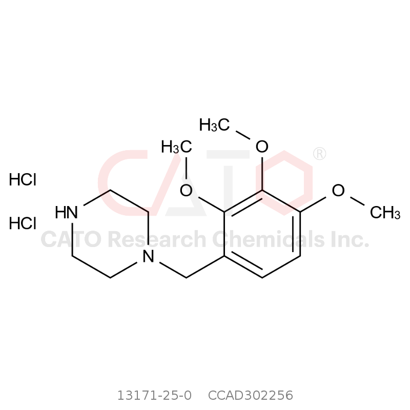 CAS No.:13171-25-0,二盐酸曲美他嗪