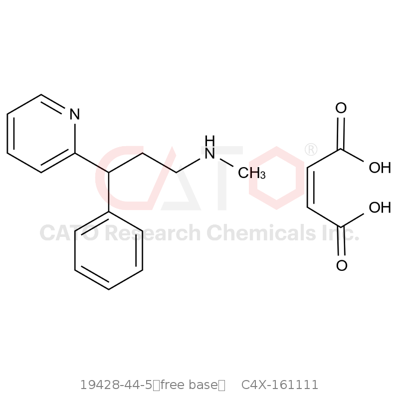 CAS No.:19428-44-5（free base）,Dexchlorpheniramine impurity 11