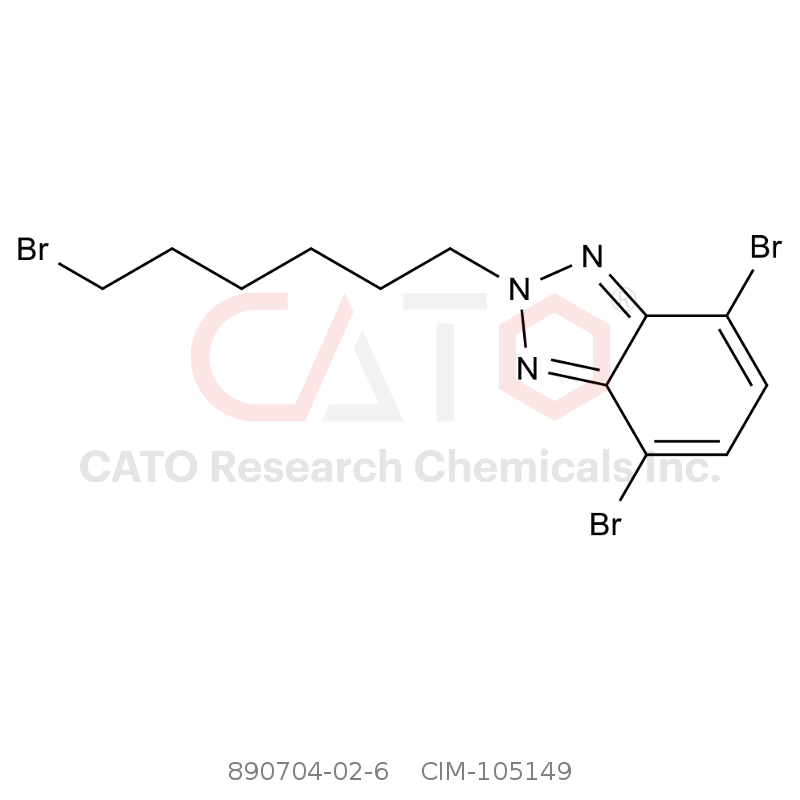 CAS No.:890704-02-6,4,7-Dibromo-2-(6-bromohexyl)benzotriazole