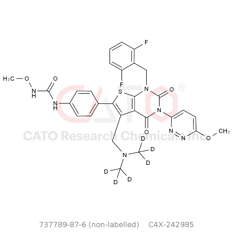 CAS No.:737789-87-6 (non-labelled),瑞卢戈利-D6