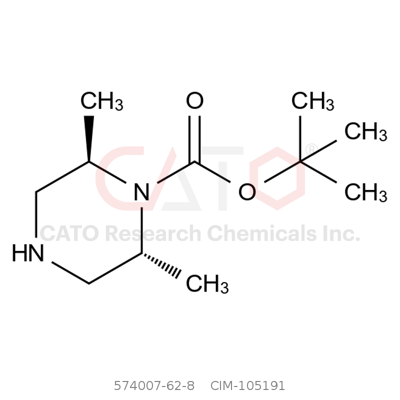 CAS No.:574007-62-8,Tert-butyl (2R,6R)-2,6-dimethylpiperazine-1-carboxylate