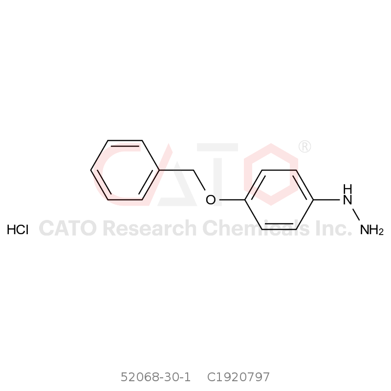 CAS No.:52068-30-1,(4-(Benzyloxy)phenyl)hydrazine Hydrochloride