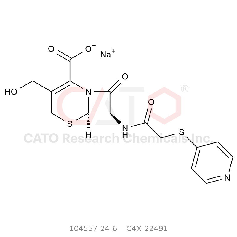 CAS No.:104557-24-6,脱乙酰头孢匹林钠盐