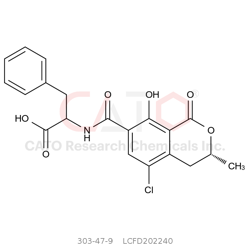 CAS No.:303-47-9,赭曲霉素A溶液