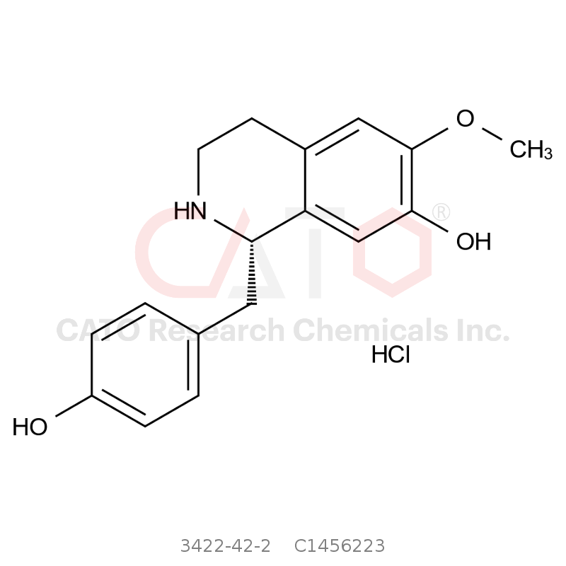 CAS No.:3422-42-2,(-)-Coclaurine Hydrochloride