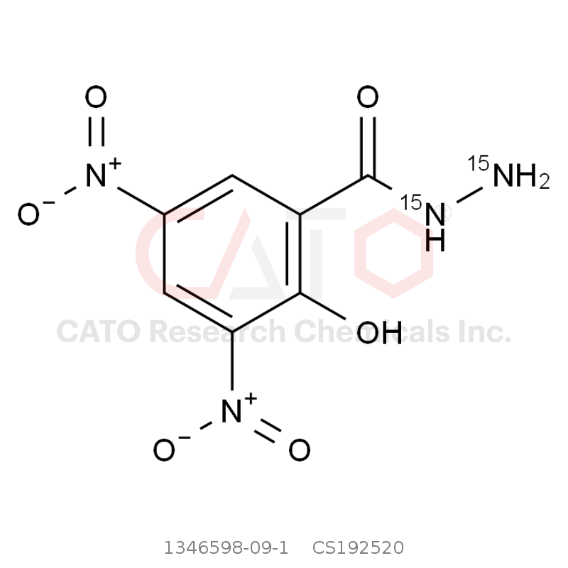 CAS No.:1346598-09-1,3,5-Dinitrosalicylhydrazide-15N2