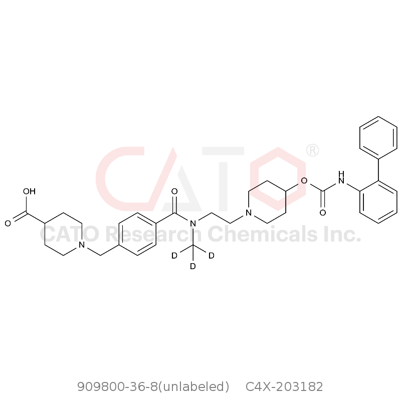 CAS No.:909800-36-8(unlabeled),Revefenacin-d3