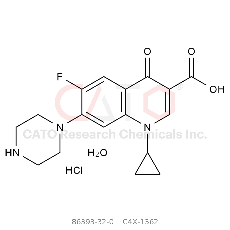 CAS No.:86393-32-0,盐酸环丙沙星