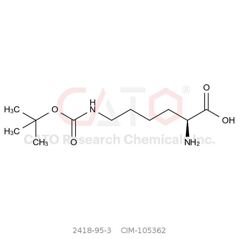 CAS No.:2418-95-3,H-Lys(Boc)-OH