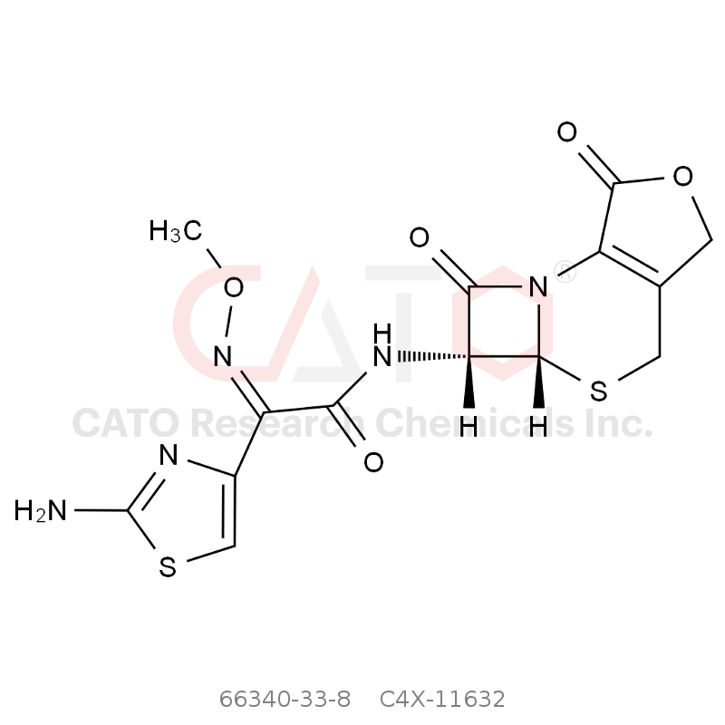 CAS No.:66340-33-8,Ceftriaxone Sodium EP Impurity B(Cefotaxime EP Impurity E)（Cefodizime Impurity D）