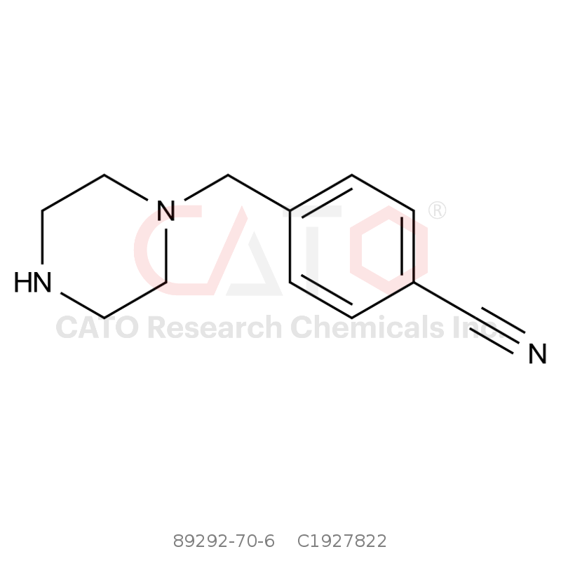 CAS No.:89292-70-6,4-(1-Piperazinylmethyl)benzonitrile