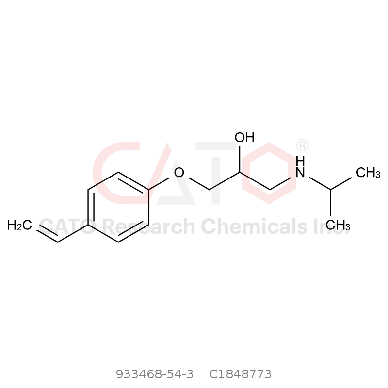 CAS No.:933468-54-3,1-(异丙基氨基)-3-(4-乙烯基苯氧基)丙-2-醇