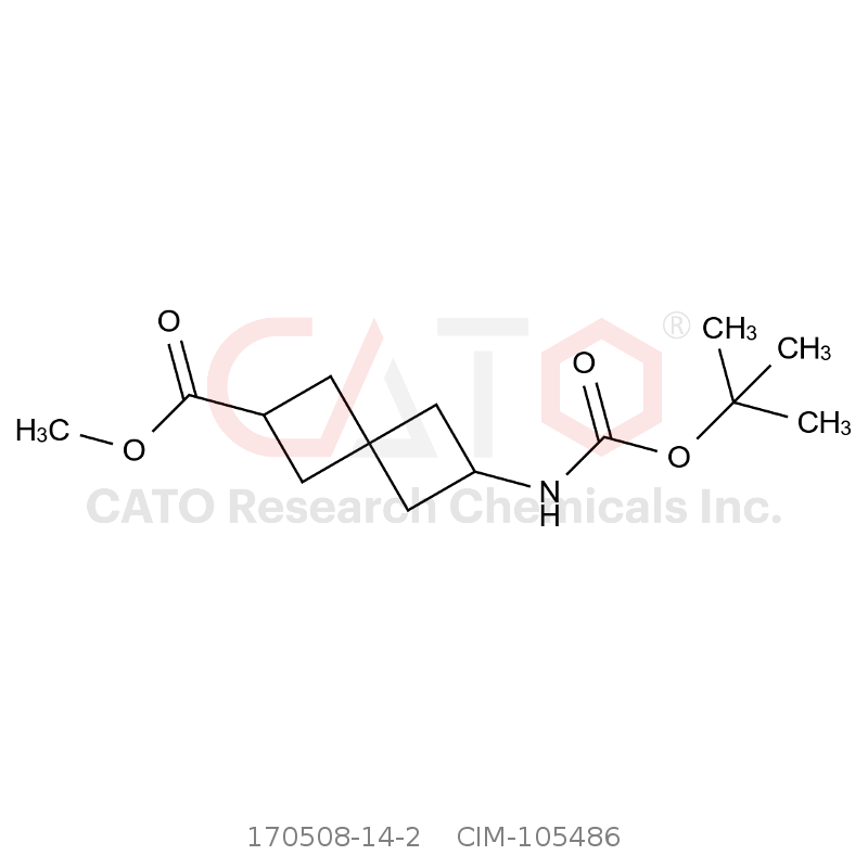 CAS No.:170508-14-2,Methyl 6-((tert-butoxycarbonyl)amino)spiro[3.3]heptane-2-carboxylate