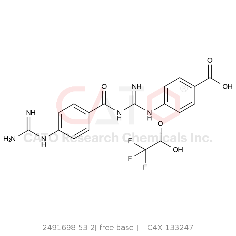 CAS No.:2491698-53-2（free base）,Nafamostat Impurity 47
