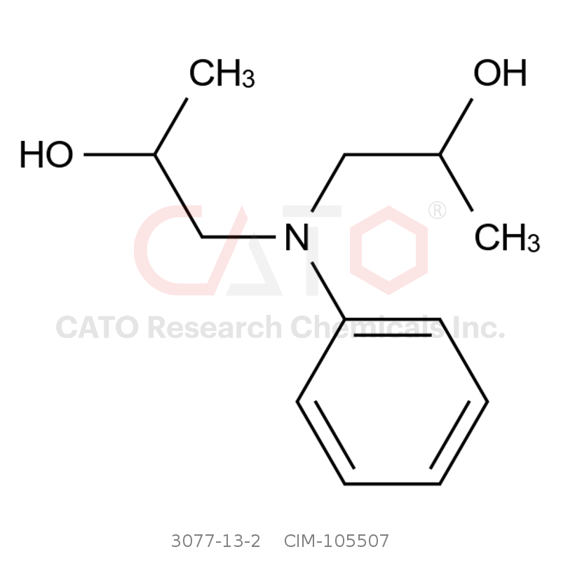 CAS No.:3077‑13‑2,1,1'-(Phenylazanediyl)bis(propan-2-ol)