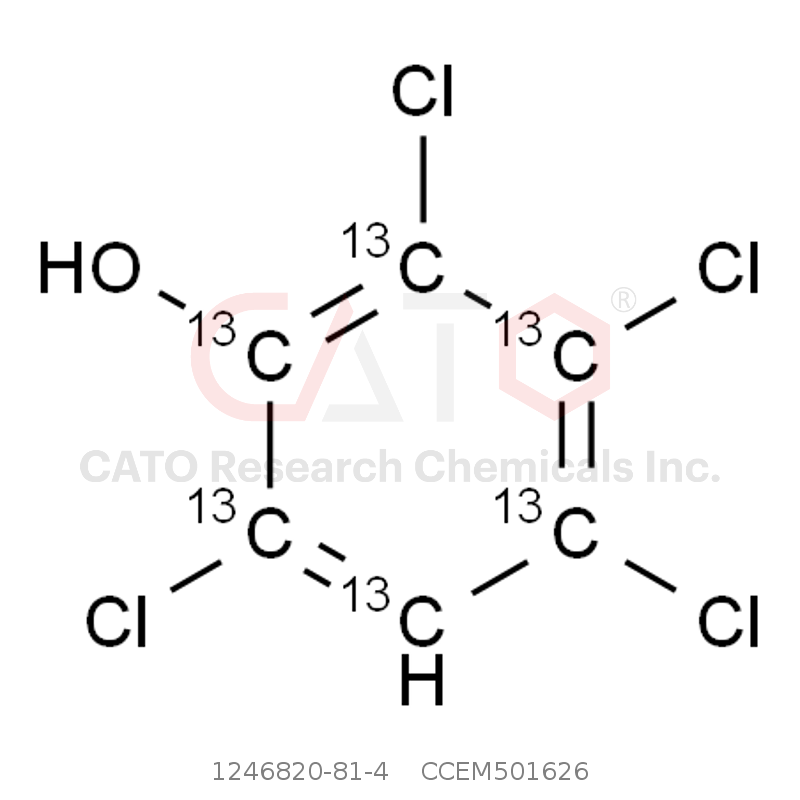 CAS No.:1246820-81-4,2,4,5,6-四氯苯酚-13C6