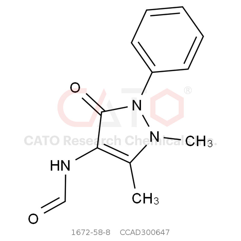CAS No.:1672-58-8,4-甲酰氨基安替比林
