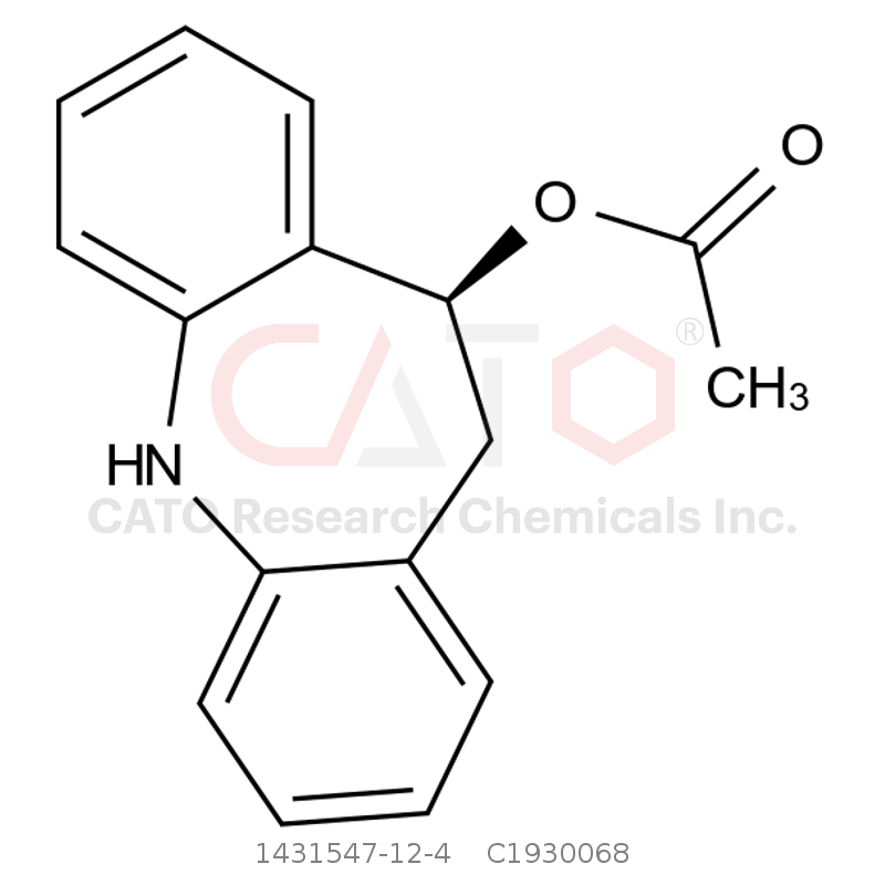 CAS No.:1431547-12-4,(S)-10,11-Dihydro-5H-dibenzo[b,f]azepin-10-yl Acetate