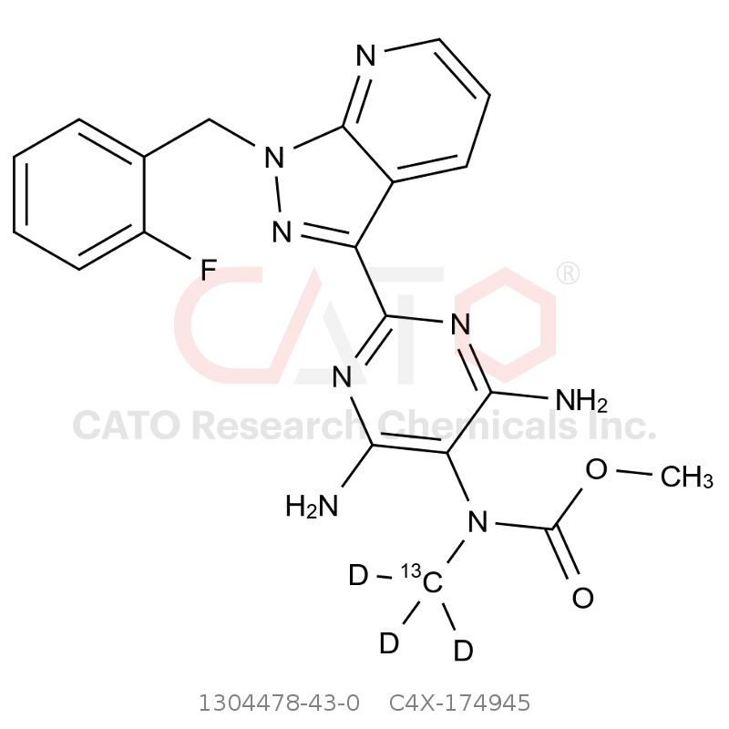 CAS No.:1304478-43-0,Riociguat-13C-d3