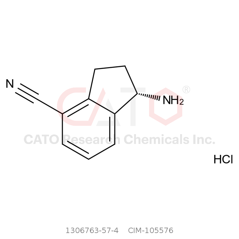 CAS No.:1306763-57-4,(S)-1-amino-2,3-dihydro-1H-indene-4-carbonitrile hydrochloride
