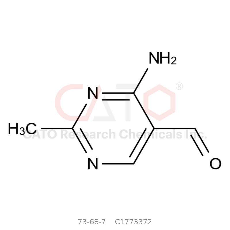 CAS No.:73-68-7,4-Amino-2-methyl-5-pyrimidinecarboxaldehyde