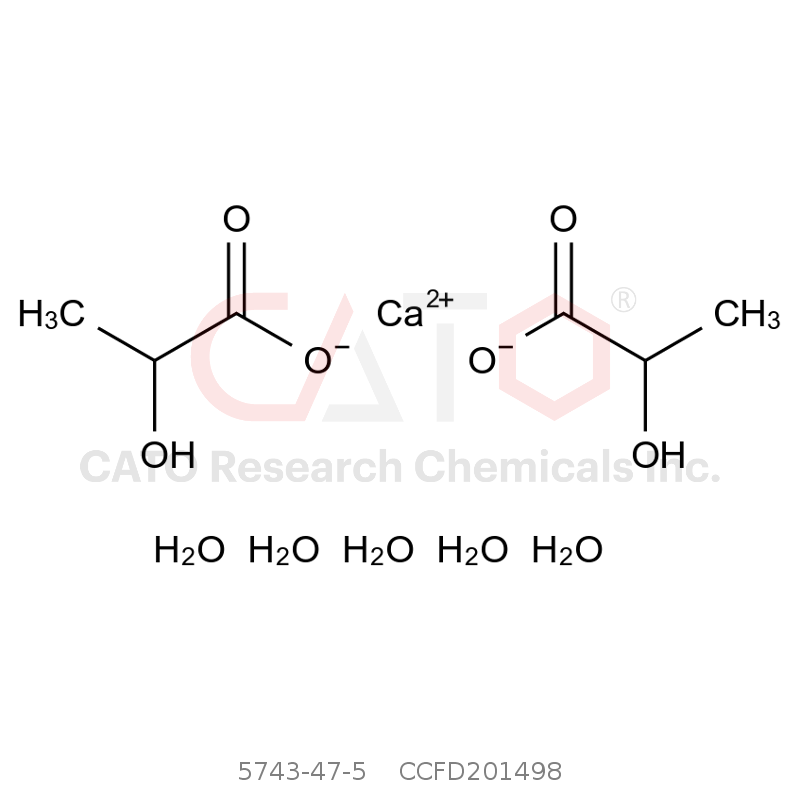 CAS No.:5743-47-5,乳酸钙 五水合物